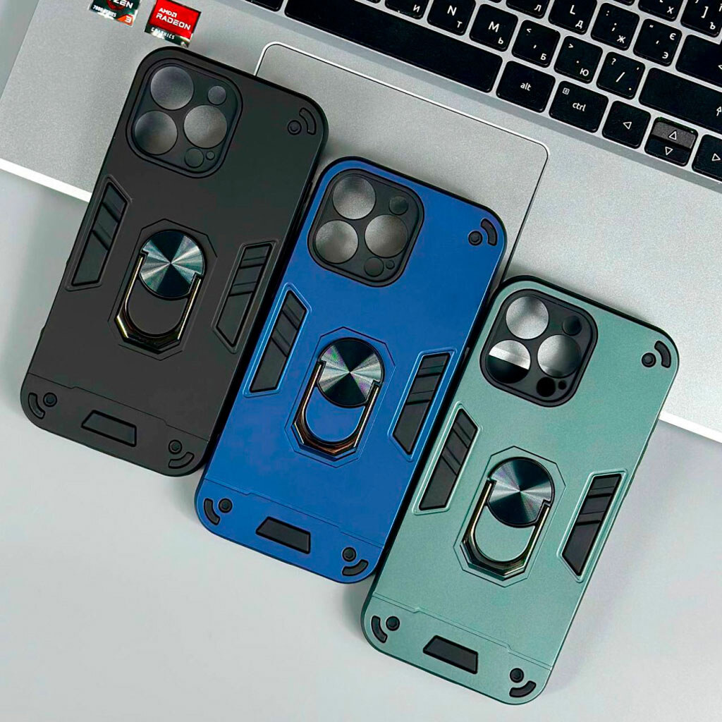 Чохол (накладка) Apple iPhone 16, Armored Separate Camera, Чорний - № 6 Чохол (накладка) Apple iPhone 16, Armored Separate Camera, Чорний - № 6