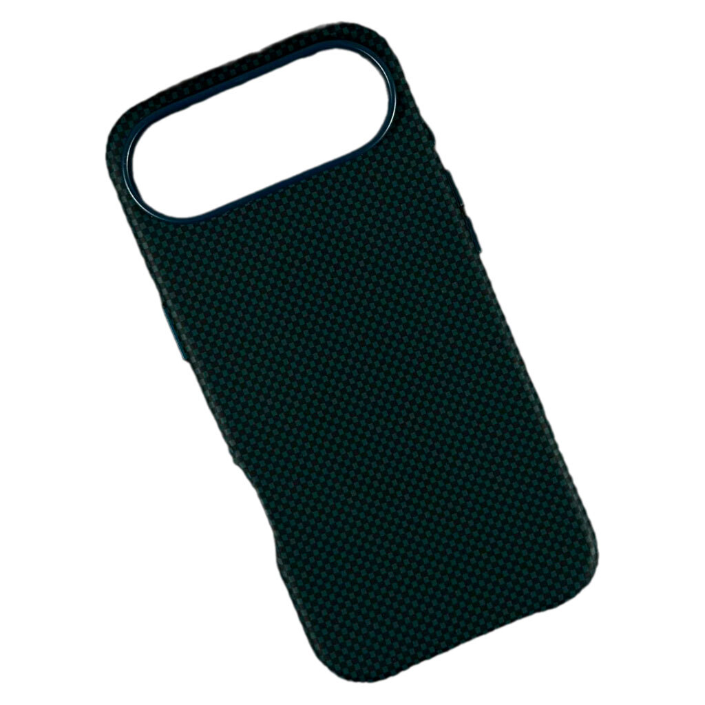 Чехол (накладка) Apple iPhone 17 Air, Carbon Fiber Separate Camera, Dark Blue, Синий - № 1 Чехол (накладка) Apple iPhone 17 Air, Carbon Fiber Separate Camera, Dark Blue, Синий - № 1