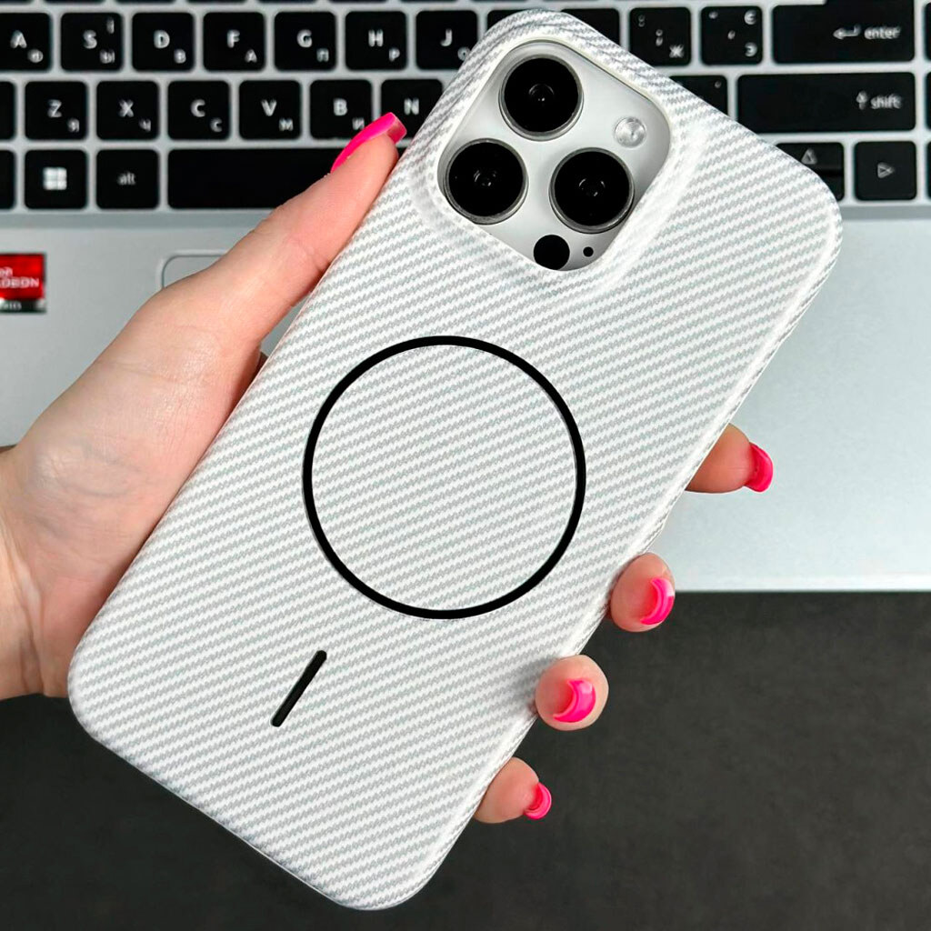 Чохол (накладка) Apple iPhone 11, Carbon, MagSafe, Коричневий - № 7 Чохол (накладка) Apple iPhone 11, Carbon, MagSafe, Коричневий - № 7