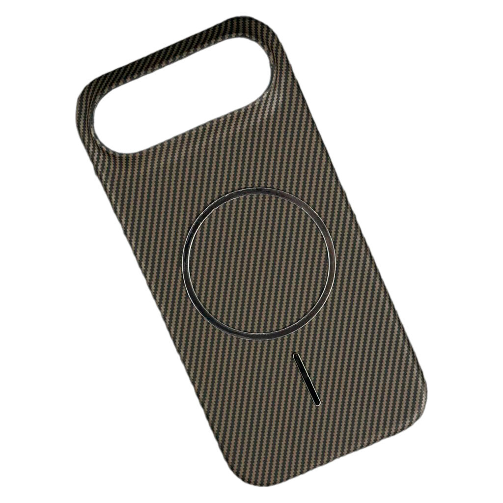 Чохол (накладка) Apple iPhone 17 Air, Carbon, MagSafe, Коричневий - № 1 Чохол (накладка) Apple iPhone 17 Air, Carbon, MagSafe, Коричневий - № 1