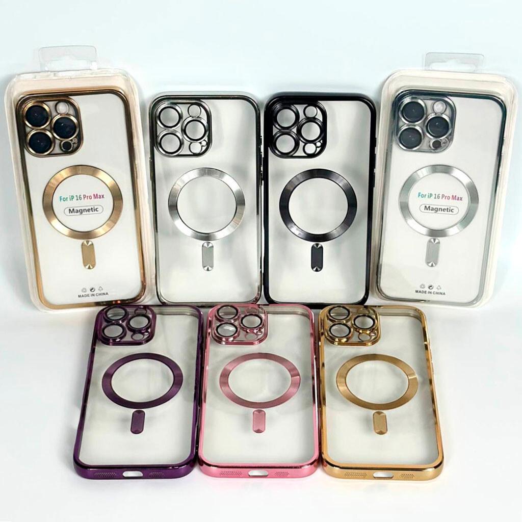 Чехол (накладка) Apple iPhone 14 Pro, Metallic Full Camera, MagSafe, Фиолетовый - № 8 Чехол (накладка) Apple iPhone 14 Pro, Metallic Full Camera, MagSafe, Фиолетовый - № 8