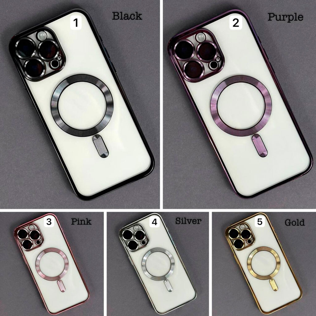 Чехол (накладка) Apple iPhone 16e, Metallic Full Camera, MagSafe, Фиолетовый - № 7 Чехол (накладка) Apple iPhone 16e, Metallic Full Camera, MagSafe, Фиолетовый - № 7