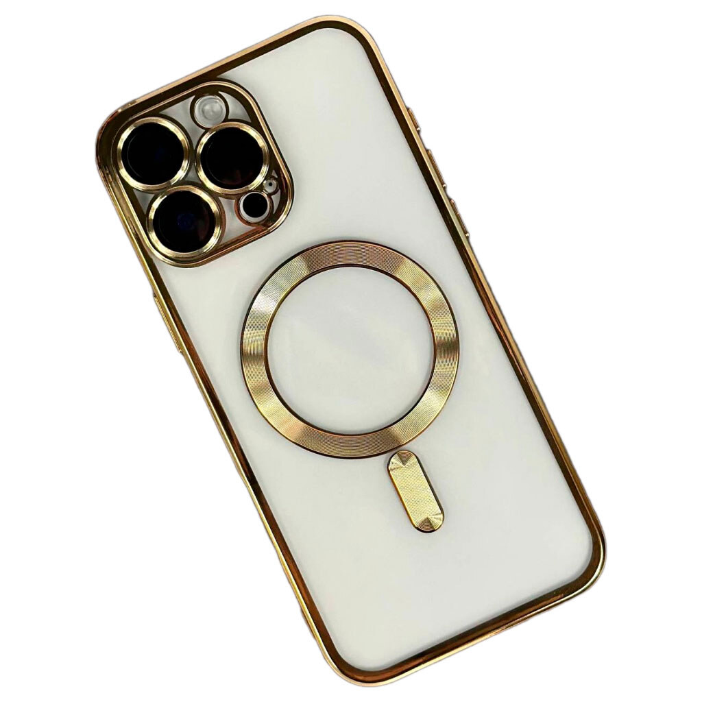 Чехол (накладка) Apple iPhone 16e, Metallic Full Camera, MagSafe, Золотой - № 1 Чехол (накладка) Apple iPhone 16e, Metallic Full Camera, MagSafe, Золотой - № 1