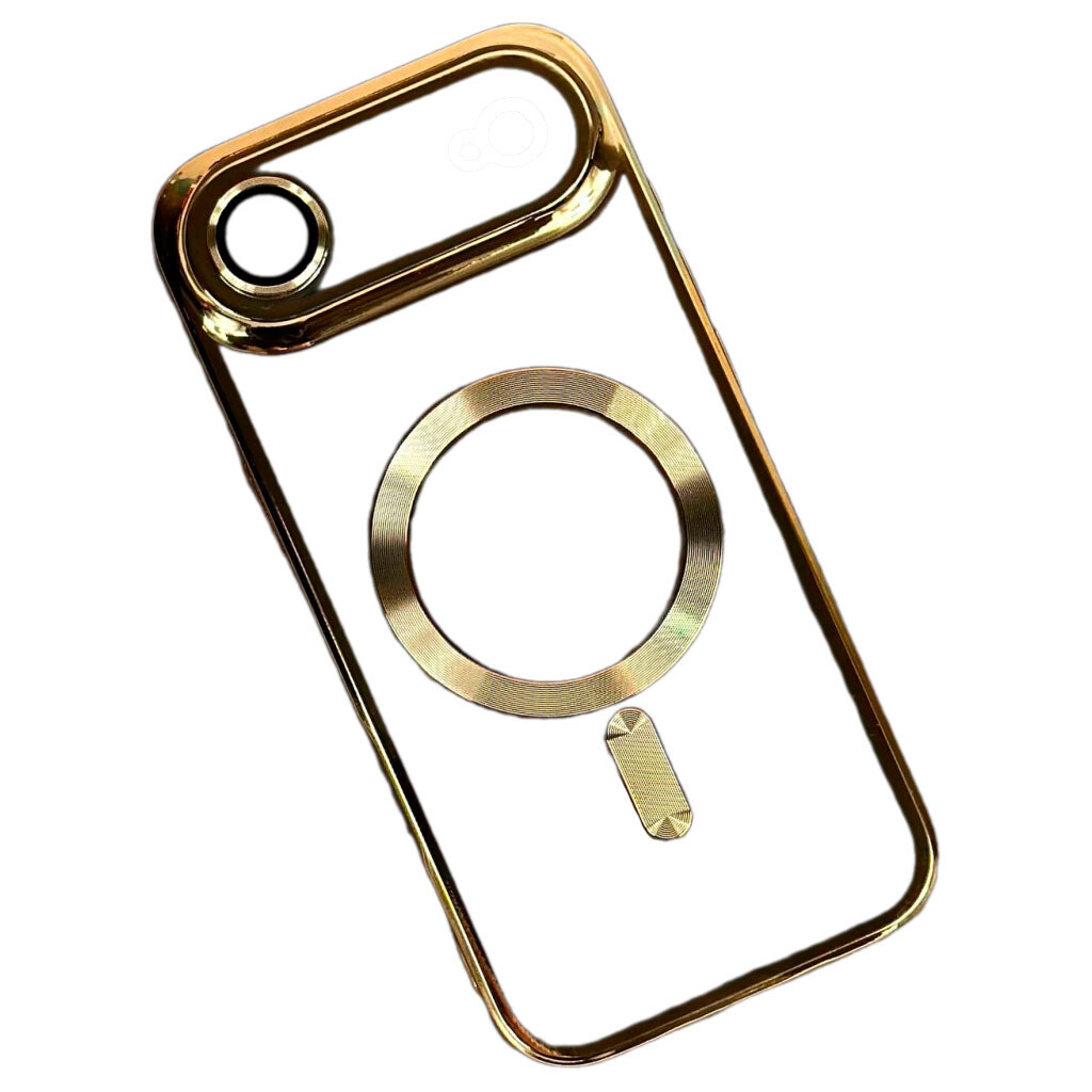 Чехол (накладка) Apple iPhone 17 Air, Metallic Full Camera, MagSafe, Золотой - № 1 Чехол (накладка) Apple iPhone 17 Air, Metallic Full Camera, MagSafe, Золотой - № 1