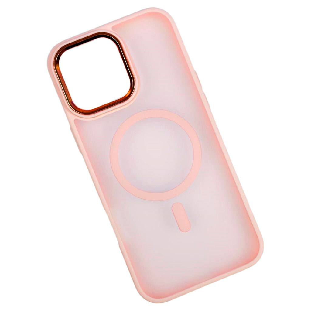 Чохол (накладка) Apple iPhone 16e, Color Matte, MagSafe, Рожевий - № 1 Чохол (накладка) Apple iPhone 16e, Color Matte, MagSafe, Рожевий - № 1