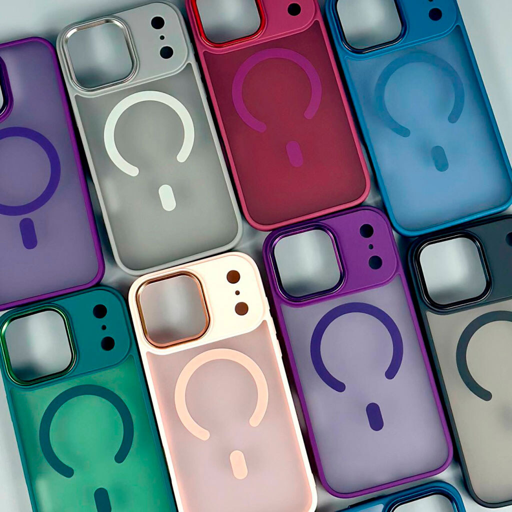 Чохол (накладка) Apple iPhone 16e, Color Matte, MagSafe, Рожевий - № 3 Чохол (накладка) Apple iPhone 16e, Color Matte, MagSafe, Рожевий - № 3