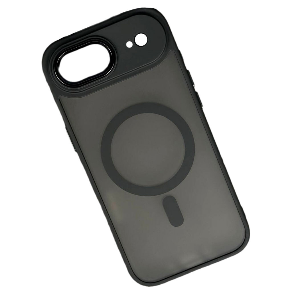 Чохол (накладка) Apple iPhone 17 Air, Color Matte, MagSafe, Чорний - № 1 Чохол (накладка) Apple iPhone 17 Air, Color Matte, MagSafe, Чорний - № 1