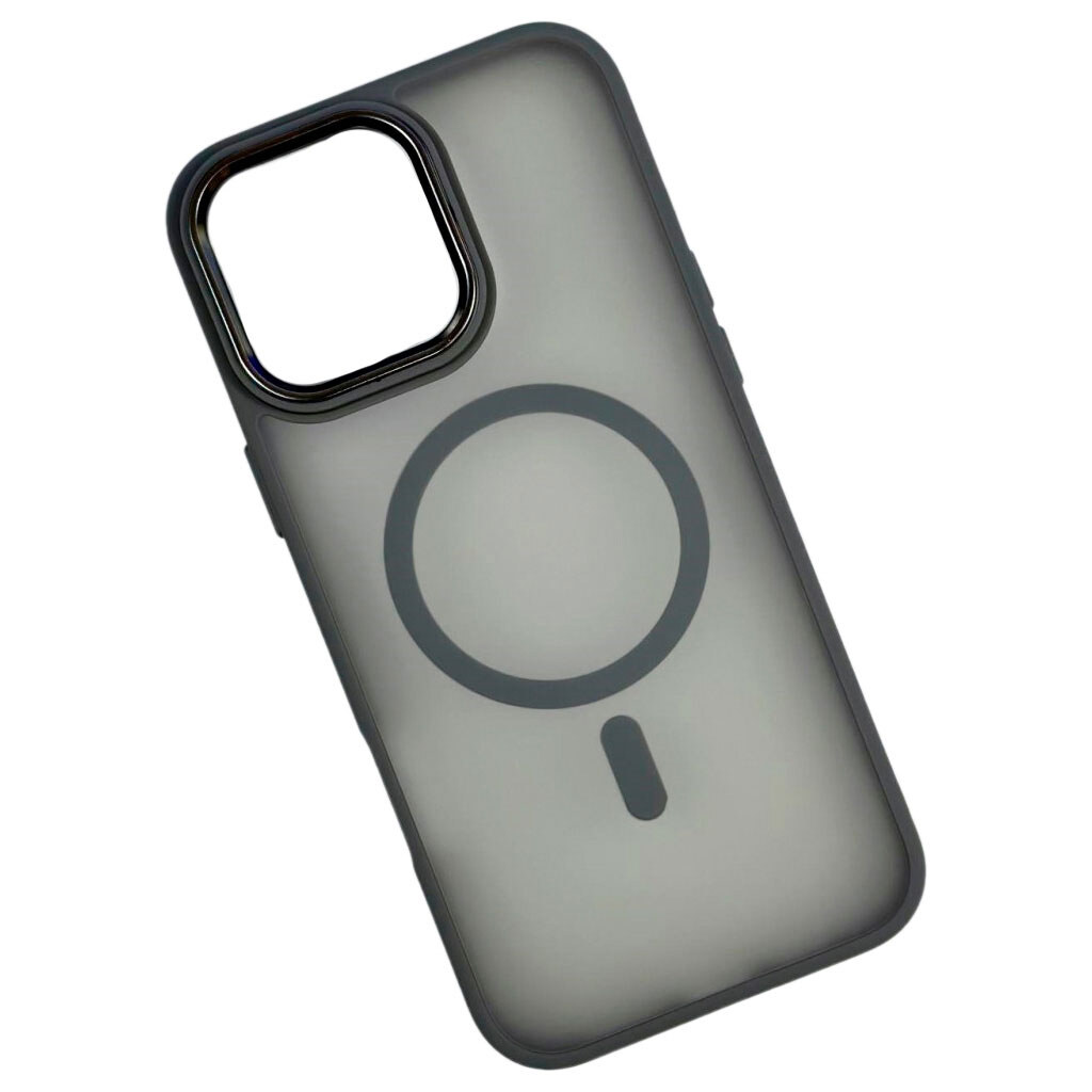 Чехол (накладка) Apple iPhone 17, Color Matte, MagSafe, Серый - № 1 Чехол (накладка) Apple iPhone 17, Color Matte, MagSafe, Серый - № 1