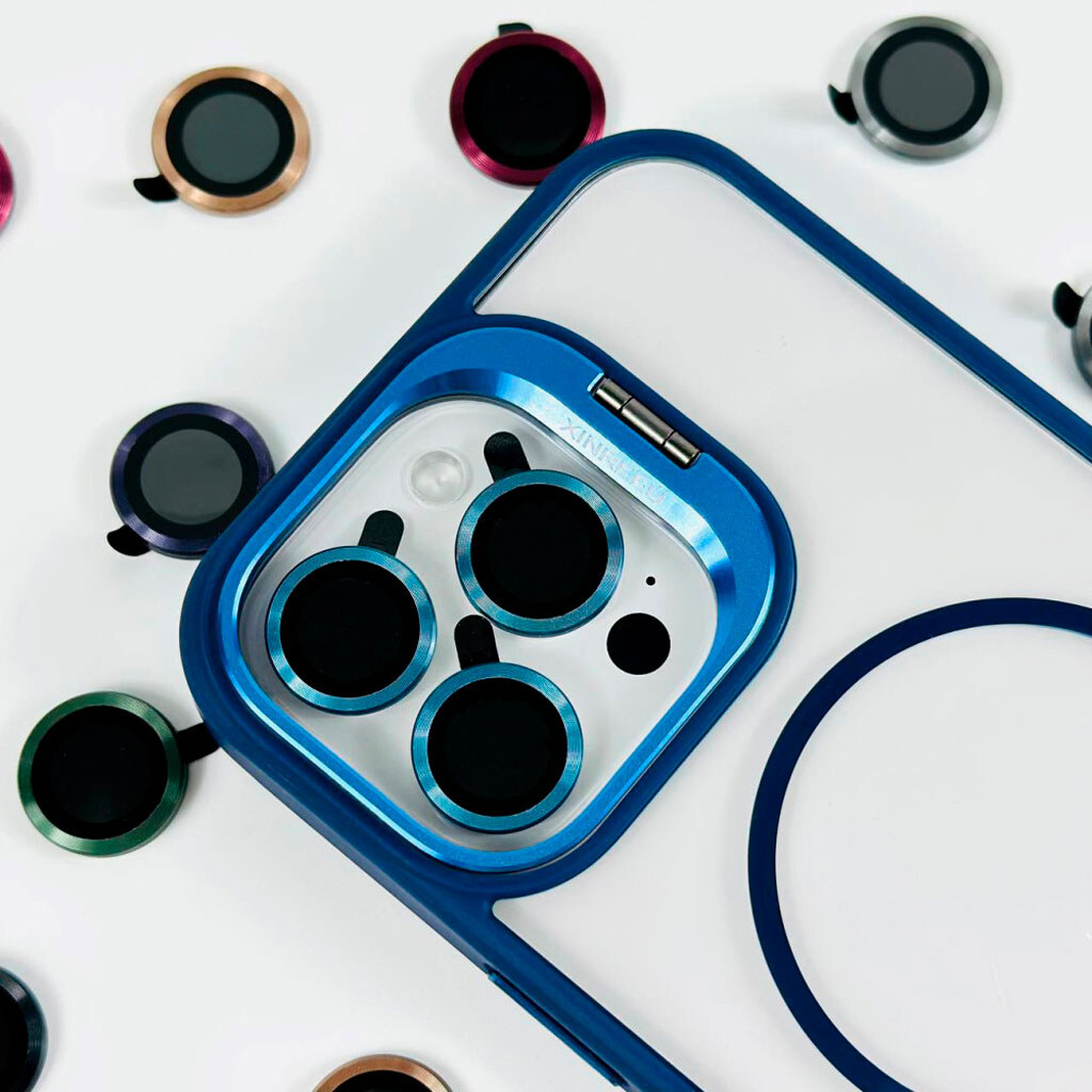 Чохол (накладка) Apple iPhone 12 Pro, Air Beats Crystal Stand Camera, MagSafe, Сірий - № 2 Чохол (накладка) Apple iPhone 12 Pro, Air Beats Crystal Stand Camera, MagSafe, Сірий - № 2