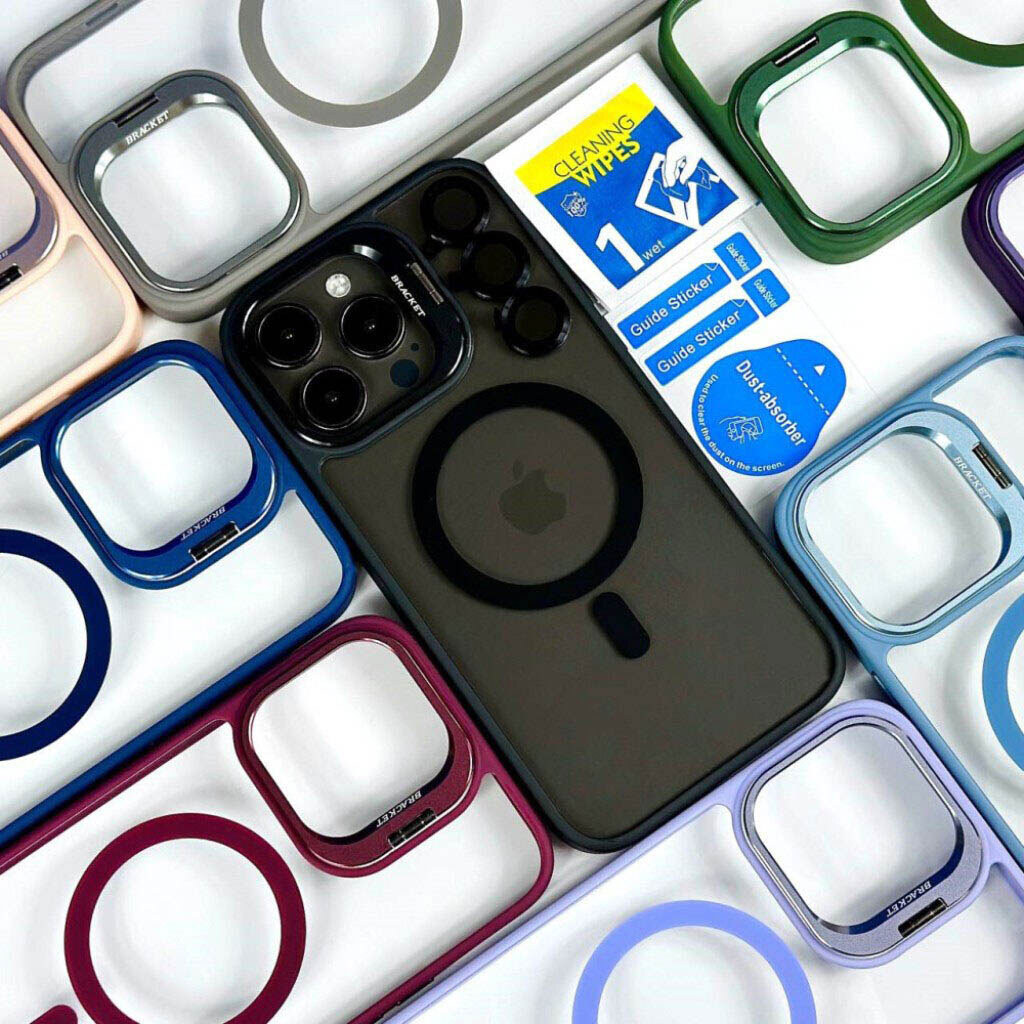 Чехол (накладка) Apple iPhone 13 Pro Max, Crystal Stend Camera, MagSafe, Зеленый - № 7 Чехол (накладка) Apple iPhone 13 Pro Max, Crystal Stend Camera, MagSafe, Зеленый - № 7