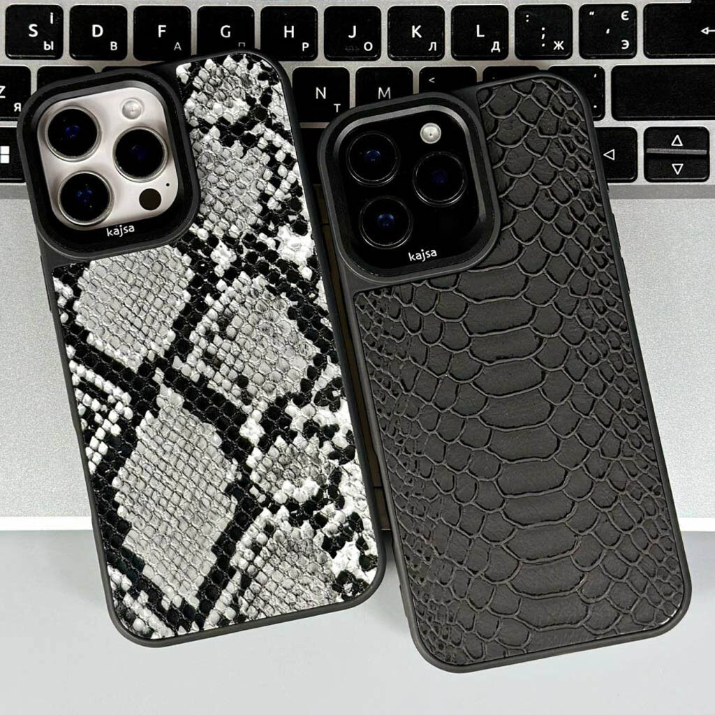 Чохол (накладка) Apple iPhone 13, Kajsa Snake, Navy Blue, MagSafe, Синій - № 3 Чохол (накладка) Apple iPhone 13, Kajsa Snake, Navy Blue, MagSafe, Синій - № 3