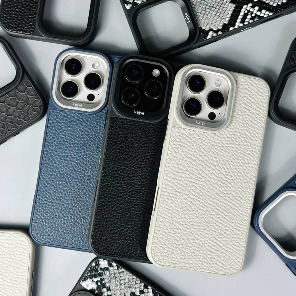 Чохол (накладка) Apple iPhone 16, Kajsa Snake, Navy Blue, MagSafe, Синій - № 4 Чохол (накладка) Apple iPhone 16, Kajsa Snake, Navy Blue, MagSafe, Синій - № 4