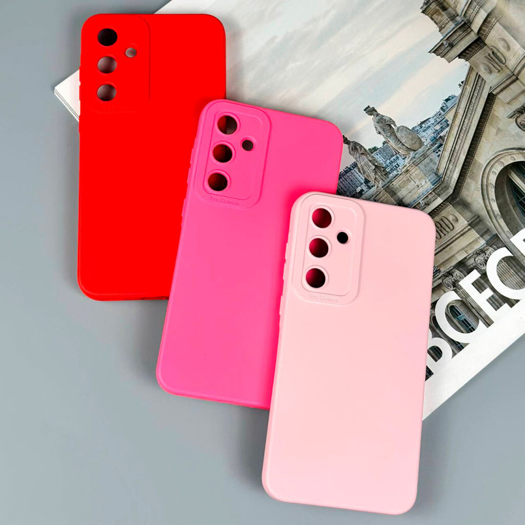 Чехол (накладка) Samsung A155 Galaxy A15 / A156 Galaxy A15 5G, Original Soft Case, Light Pink, Розовый - № 4 Чехол (накладка) Samsung A155 Galaxy A15 / A156 Galaxy A15 5G, Original Soft Case, Light Pink, Розовый - № 4