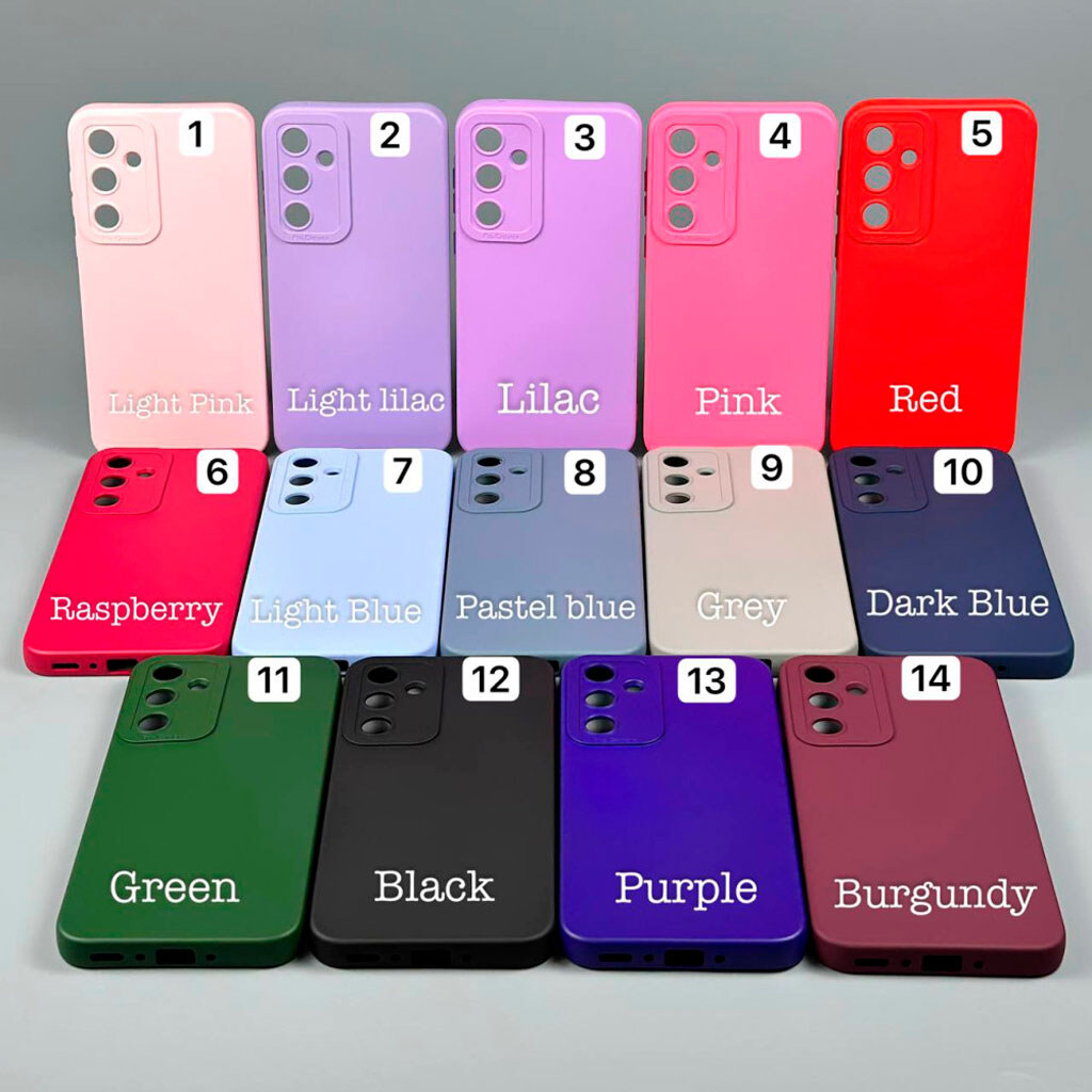 Чохол (накладка) Xiaomi Poco C71 / Redmi A5, Original Soft Case, Light Lilac, Ліловий - № 8 Чохол (накладка) Xiaomi Poco C71 / Redmi A5, Original Soft Case, Light Lilac, Ліловий - № 8