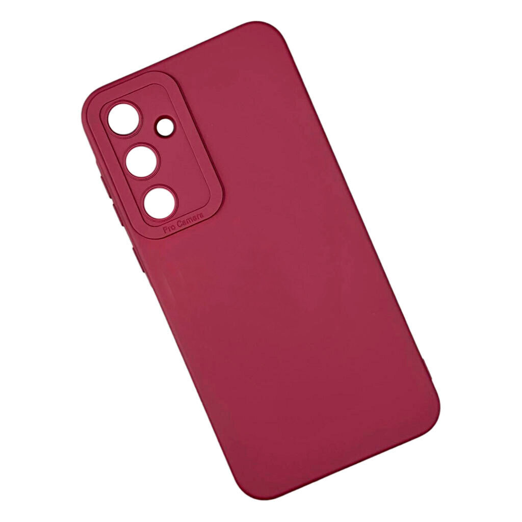 Чехол (накладка) Xiaomi Redmi Note 14 Pro 4G, Original Soft Case, Burgundy, Бордовый - № 1 Чехол (накладка) Xiaomi Redmi Note 14 Pro 4G, Original Soft Case, Burgundy, Бордовый - № 1