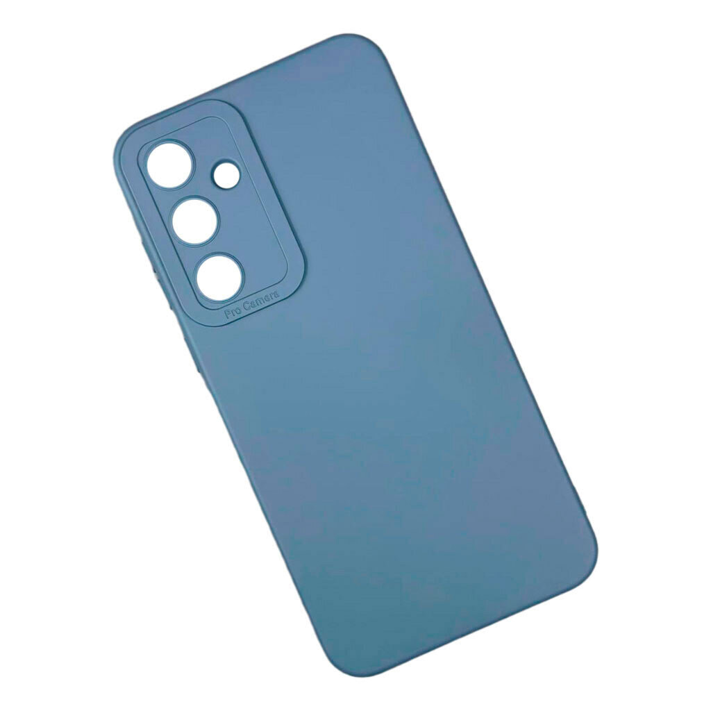Чехол (накладка) Xiaomi Redmi Note 14 Pro 4G, Original Soft Case, Pastel Blue, Синий - № 1 Чехол (накладка) Xiaomi Redmi Note 14 Pro 4G, Original Soft Case, Pastel Blue, Синий - № 1
