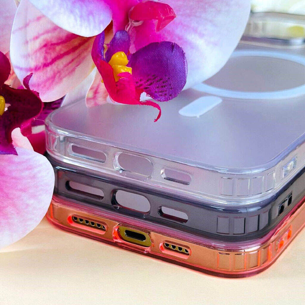 Чохол (накладка) Apple iPhone 11 Pro, MAGNETIC Clear Matte Color, MagSafe, Рожевий - № 4 Чохол (накладка) Apple iPhone 11 Pro, MAGNETIC Clear Matte Color, MagSafe, Рожевий - № 4
