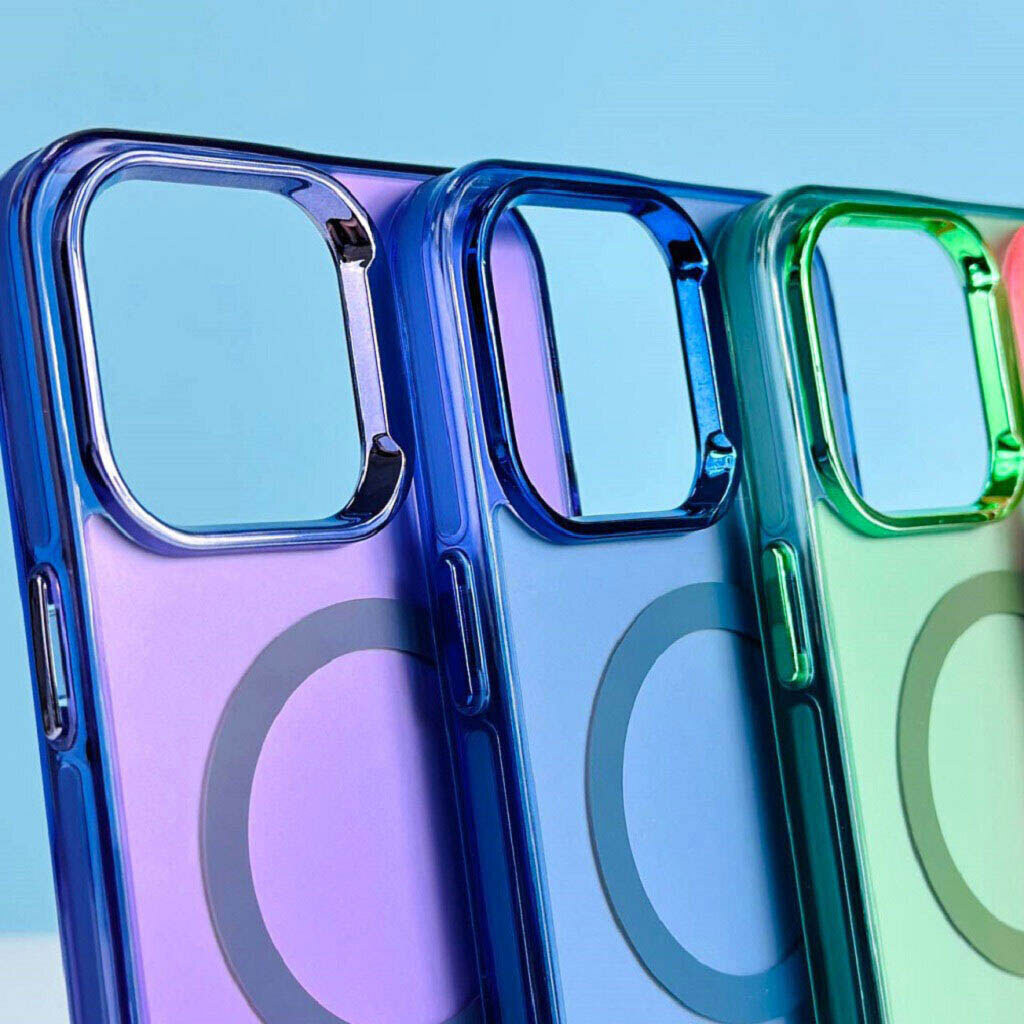 Чехол (накладка) Apple iPhone 16 Pro, MAGNETIC Matte Color, MagSafe, Зеленый - № 6 Чехол (накладка) Apple iPhone 16 Pro, MAGNETIC Matte Color, MagSafe, Зеленый - № 6