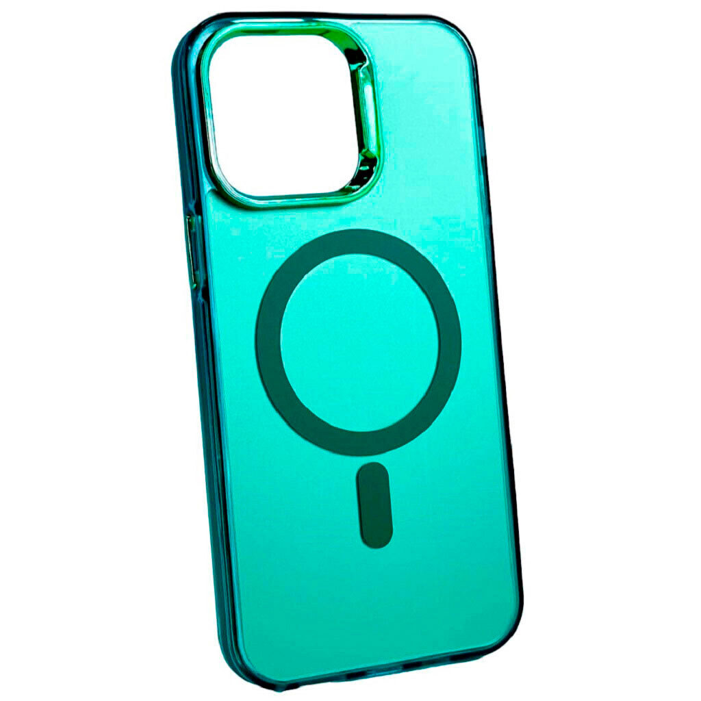 Чехол (накладка) Apple iPhone 16, MAGNETIC Matte Color, MagSafe, Зеленый - № 1 Чехол (накладка) Apple iPhone 16, MAGNETIC Matte Color, MagSafe, Зеленый - № 1