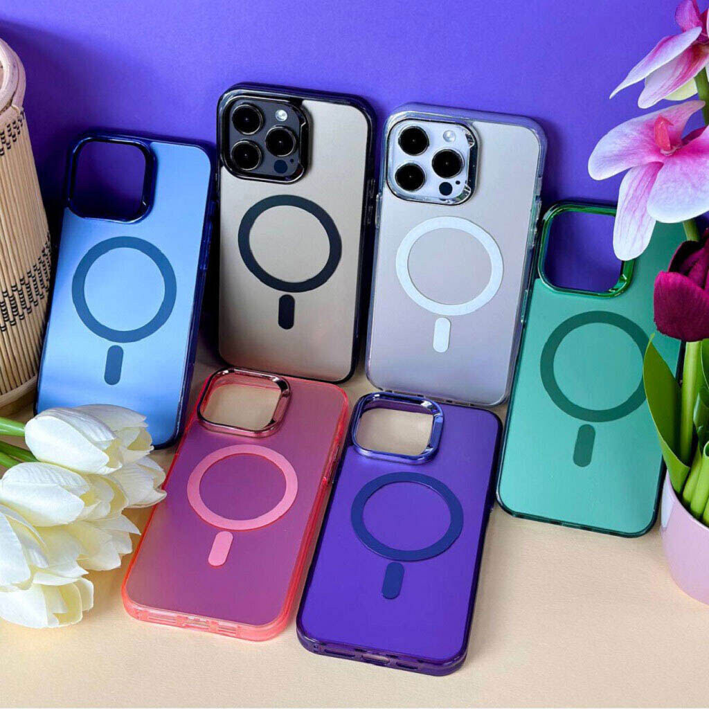 Чехол (накладка) Apple iPhone 16, MAGNETIC Matte Color, MagSafe, Зеленый - № 3 Чехол (накладка) Apple iPhone 16, MAGNETIC Matte Color, MagSafe, Зеленый - № 3