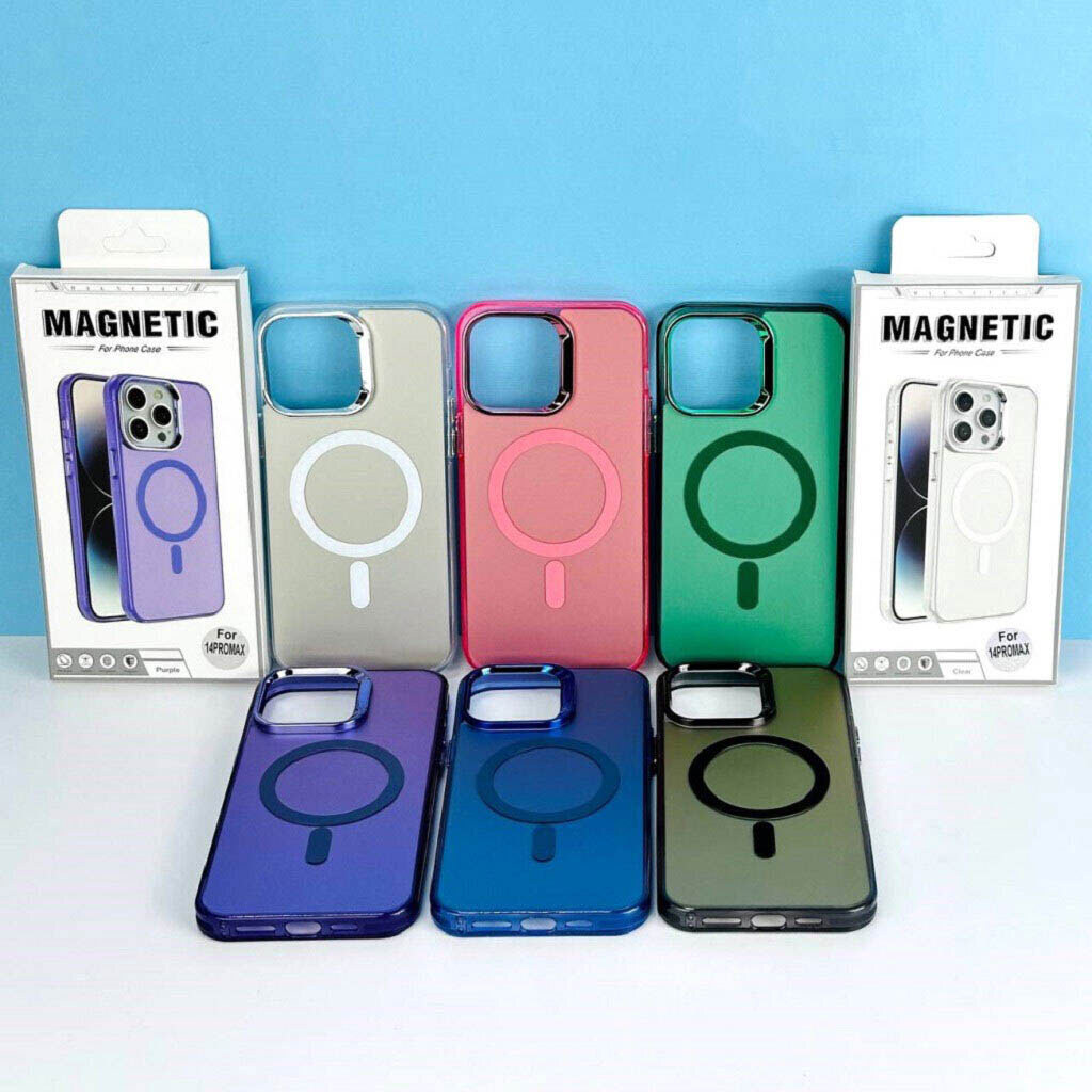 Чехол (накладка) Apple iPhone 16, MAGNETIC Matte Color, MagSafe, Зеленый - № 8 Чехол (накладка) Apple iPhone 16, MAGNETIC Matte Color, MagSafe, Зеленый - № 8