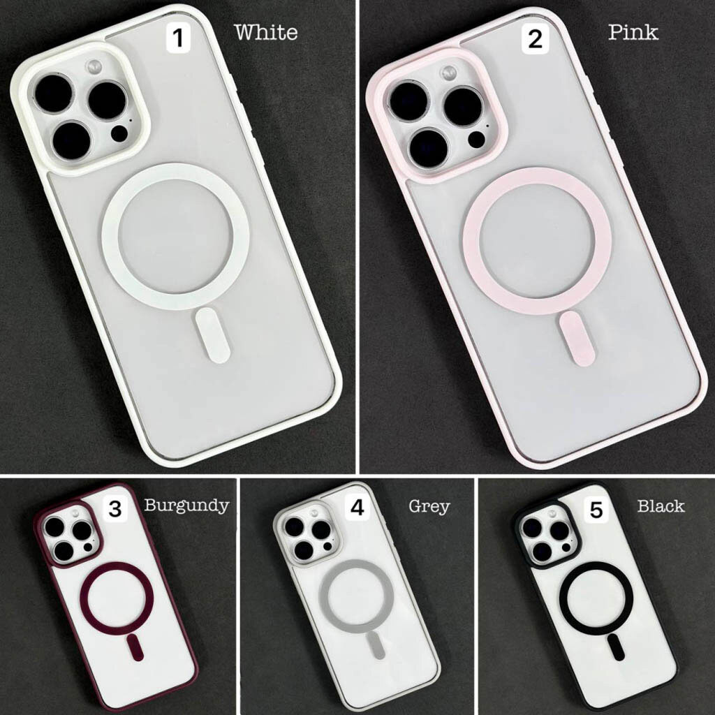 Чехол (накладка) Apple iPhone 11 Pro Max, Cristal Case Guard, MagSafe, Розовый - № 7 Чехол (накладка) Apple iPhone 11 Pro Max, Cristal Case Guard, MagSafe, Розовый - № 7