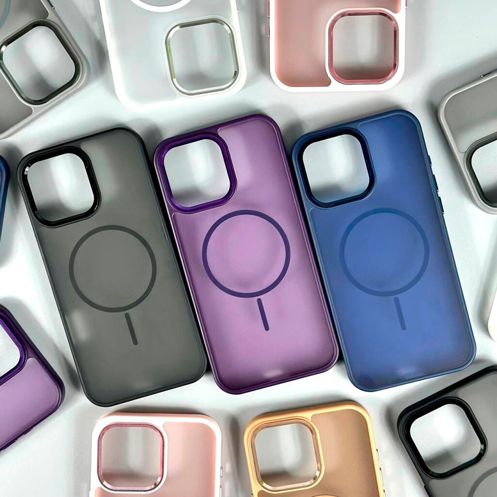 Чехол (накладка) Apple iPhone 11, Air Beats Matte Camera, MagSafe, Серый - № 3 Чехол (накладка) Apple iPhone 11, Air Beats Matte Camera, MagSafe, Серый - № 3