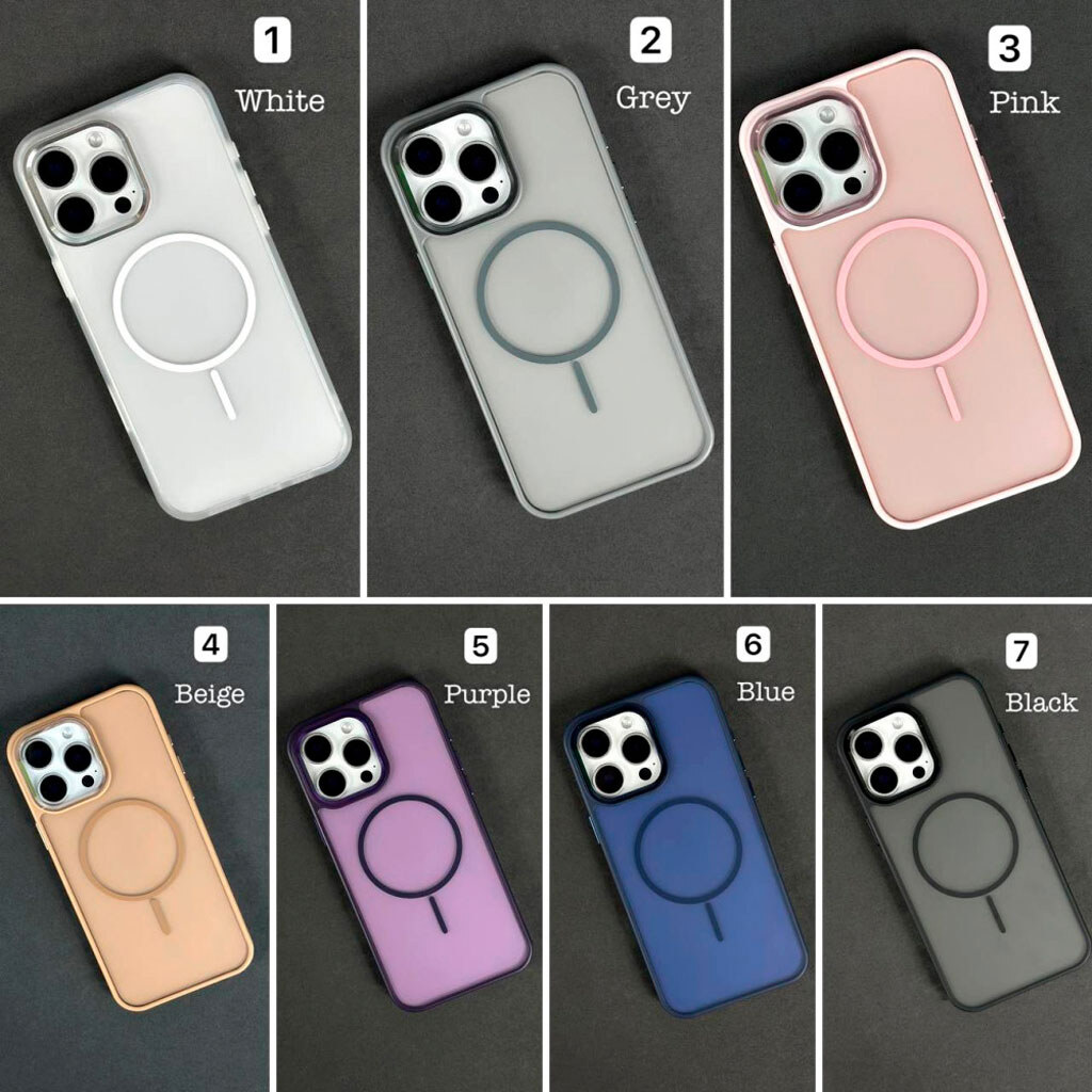 Чохол (накладка) Apple iPhone 12 Pro Max, Air Beats Matte Camera, MagSafe, Рожевий - № 7 Чохол (накладка) Apple iPhone 12 Pro Max, Air Beats Matte Camera, MagSafe, Рожевий - № 7