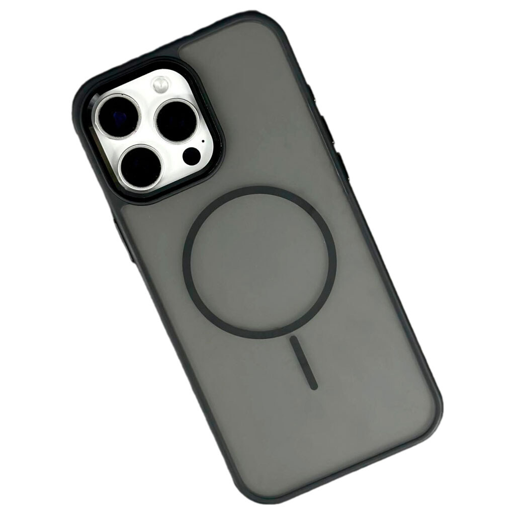 Чехол (накладка) Apple iPhone 12 / iPhone 12 Pro, Air Beats Matte Camera, MagSafe, Черный - № 1 Чехол (накладка) Apple iPhone 12 / iPhone 12 Pro, Air Beats Matte Camera, MagSafe, Черный - № 1