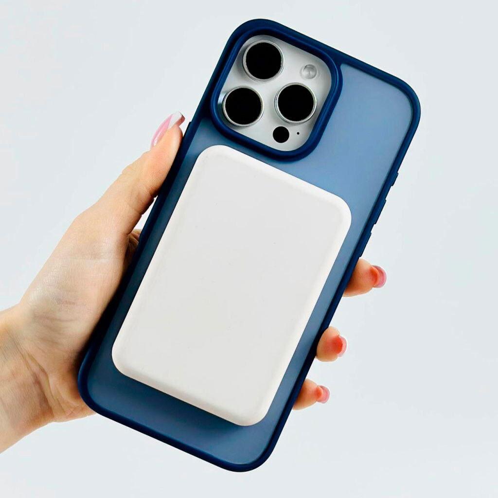 Чехол (накладка) Apple iPhone 12 / iPhone 12 Pro, Air Beats Matte Color, MagSafe, Серый - № 2 Чехол (накладка) Apple iPhone 12 / iPhone 12 Pro, Air Beats Matte Color, MagSafe, Серый - № 2