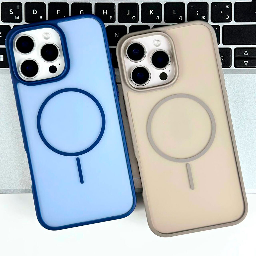 Чохол (накладка) Apple iPhone 14, Air Beats Matte Color, MagSafe, Коричневий - № 3 Чохол (накладка) Apple iPhone 14, Air Beats Matte Color, MagSafe, Коричневий - № 3