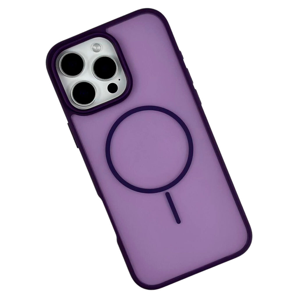 Чохол (накладка) Apple iPhone 16e, Air Beats Matte Color, MagSafe, Фіолетовий - № 1 Чохол (накладка) Apple iPhone 16e, Air Beats Matte Color, MagSafe, Фіолетовий - № 1