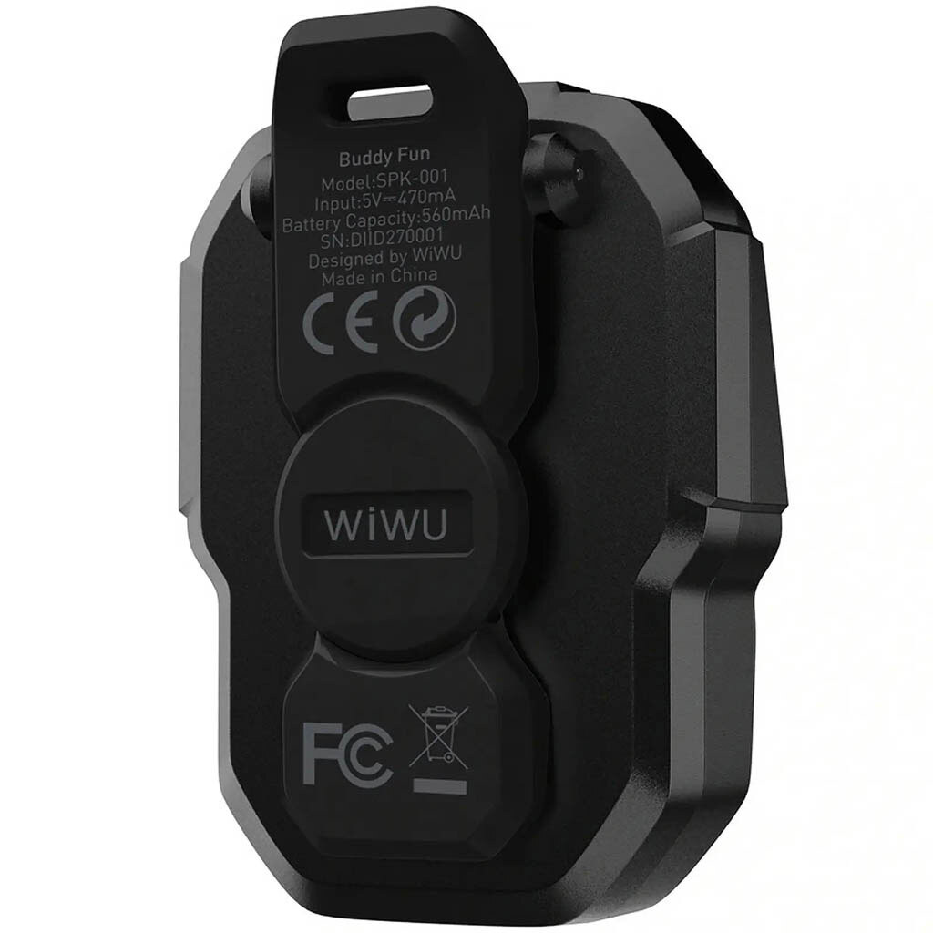 Портативная колонка WiWU SPK-001 Buddy Fun, Черный - № 2 Портативная колонка WiWU SPK-001 Buddy Fun, Черный - № 2