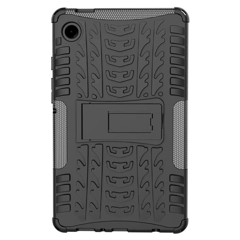 Чехол (накладка) Samsung Galaxy Tab A11, Epik Protector Stand, Черный - № 1 Чехол (накладка) Samsung Galaxy Tab A11, Epik Protector Stand, Черный - № 1