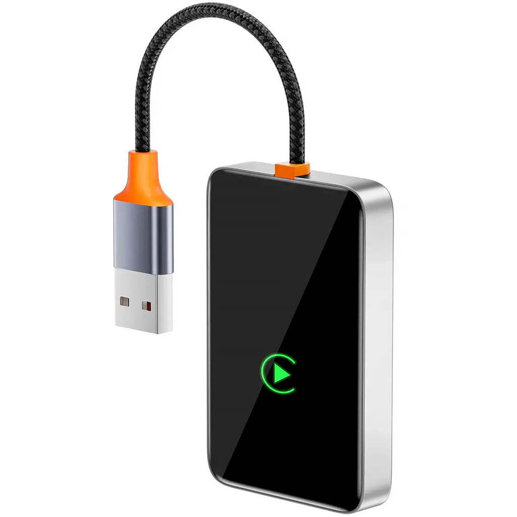 Автомобильный адаптер WiWU Wi-CP002 CarPlay, Серебряный - № 3 Автомобильный адаптер WiWU Wi-CP002 CarPlay, Серебряный - № 3