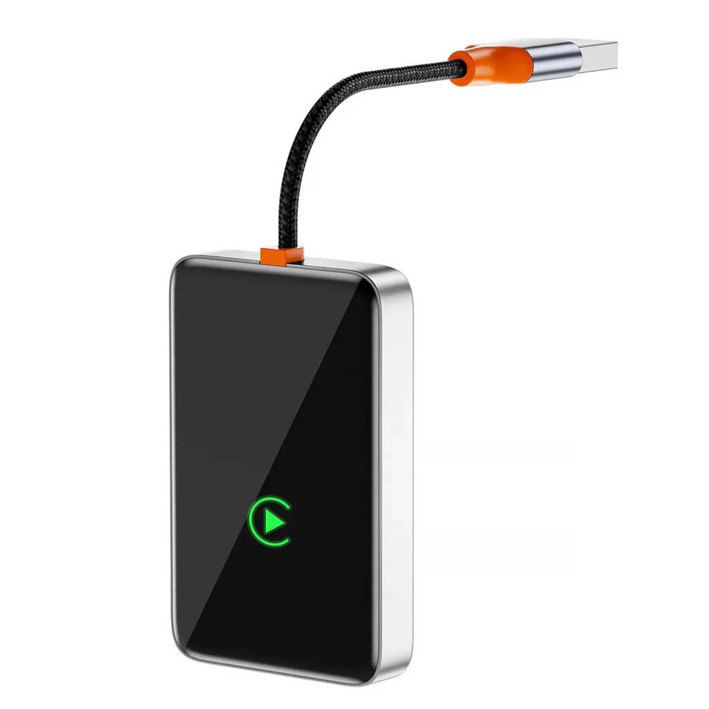 Автомобильный адаптер WiWU Wi-CP002 CarPlay, Серебряный - № 4 Автомобильный адаптер WiWU Wi-CP002 CarPlay, Серебряный - № 4