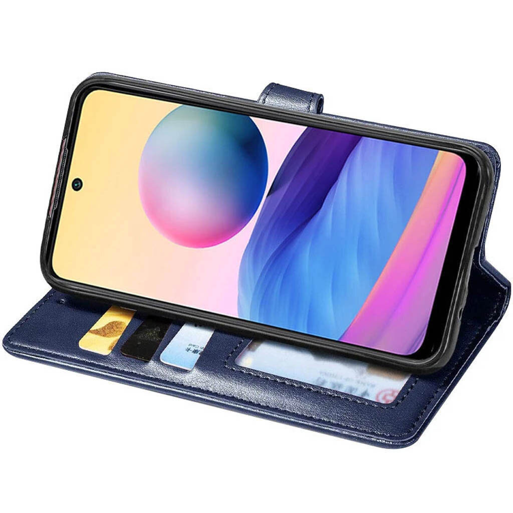 Чехол (книжка) Motorola Moto G06, GETMAN Gallant, Синий - № 3 Чехол (книжка) Motorola Moto G06, GETMAN Gallant, Синий - № 3