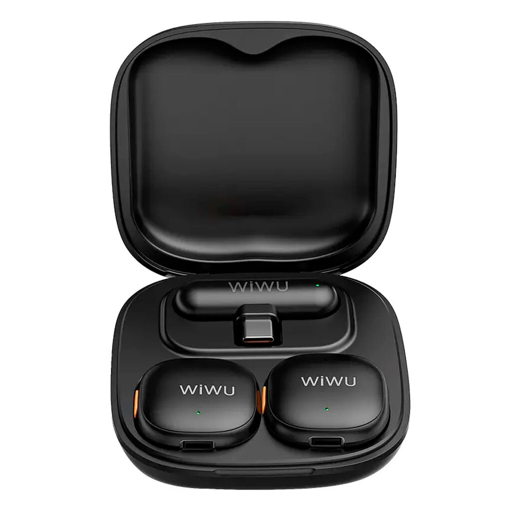 Микрофон петличный WiWU Wi-WM006, Черный - № 1 Микрофон петличный WiWU Wi-WM006, Черный - № 1