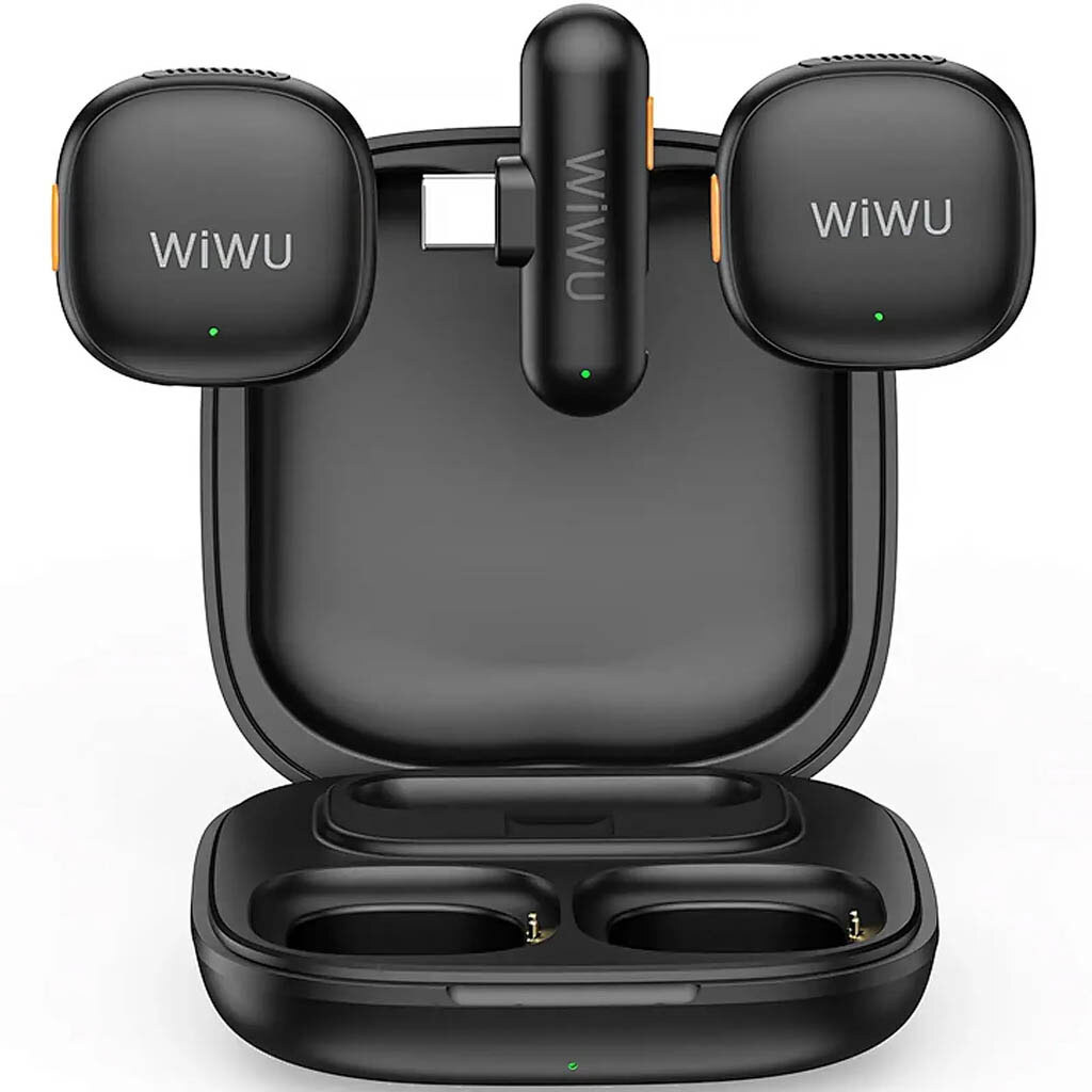 Микрофон петличный WiWU Wi-WM006, Черный - № 2 Микрофон петличный WiWU Wi-WM006, Черный - № 2