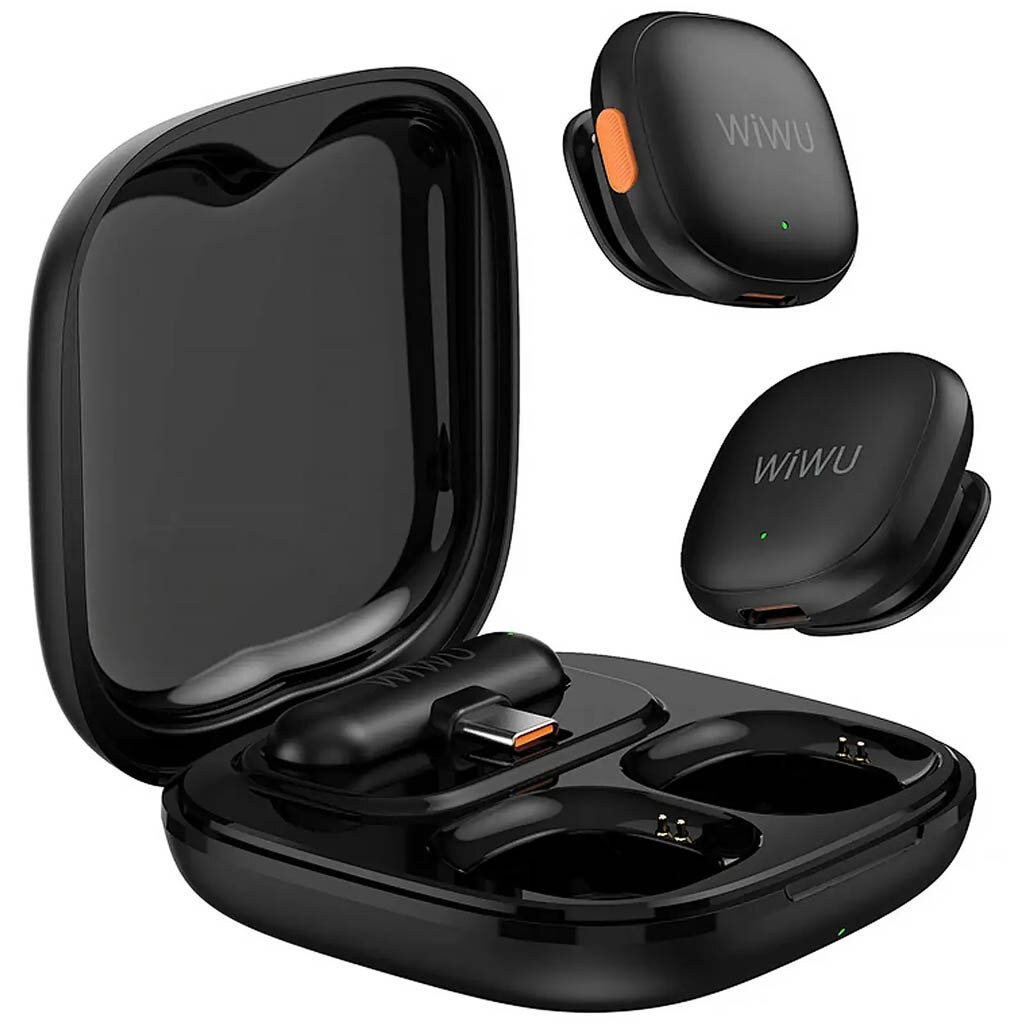 Микрофон петличный WiWU Wi-WM006, Черный - № 3 Микрофон петличный WiWU Wi-WM006, Черный - № 3