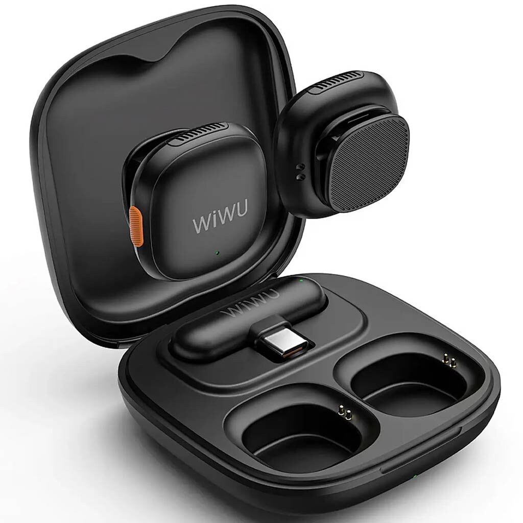 Микрофон петличный WiWU Wi-WM006, Черный - № 4 Микрофон петличный WiWU Wi-WM006, Черный - № 4