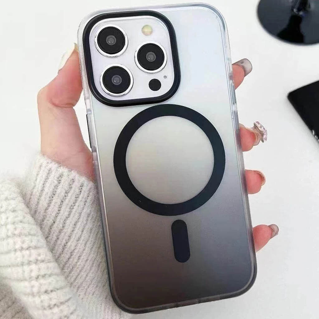 Чехол (накладка) Apple iPhone 17, Phantom, MagSafe, Черный - № 3 Чехол (накладка) Apple iPhone 17, Phantom, MagSafe, Черный - № 3