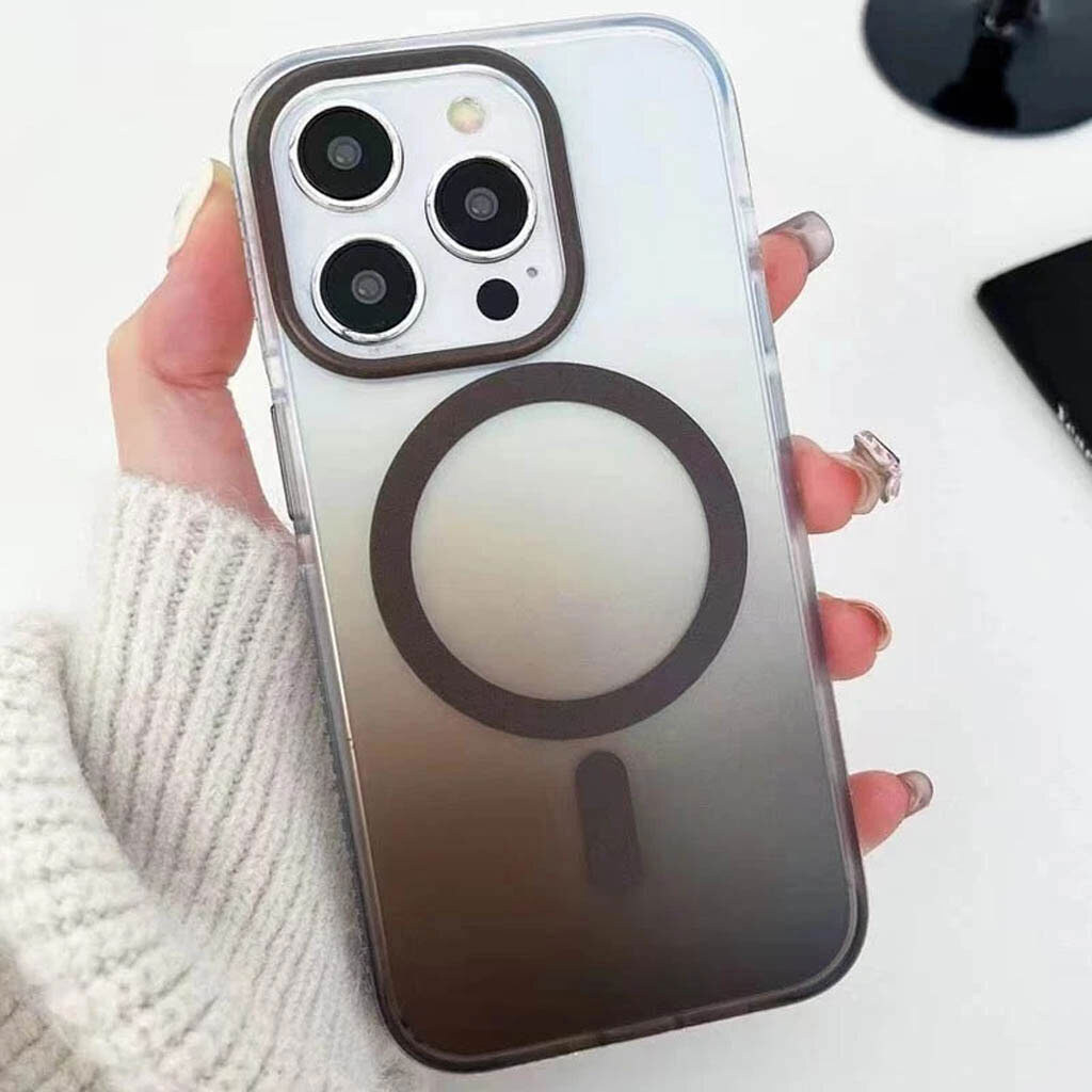 Чехол (накладка) Apple iPhone 17 Pro Max, Phantom, MagSafe, Серый - № 2 Чехол (накладка) Apple iPhone 17 Pro Max, Phantom, MagSafe, Серый - № 2