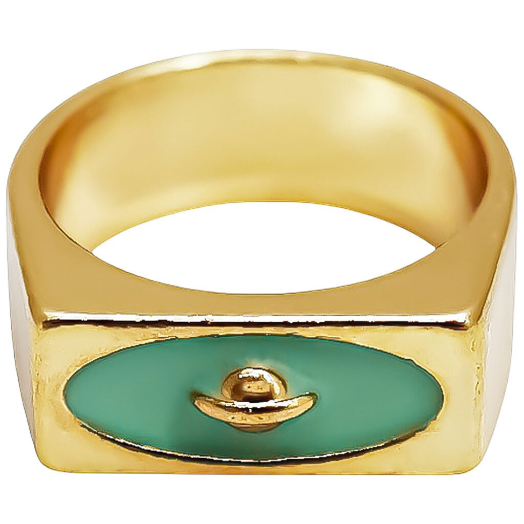 Каблучка жіноча металева декорована - № 1 Каблучка жіноча металева декорована - № 1