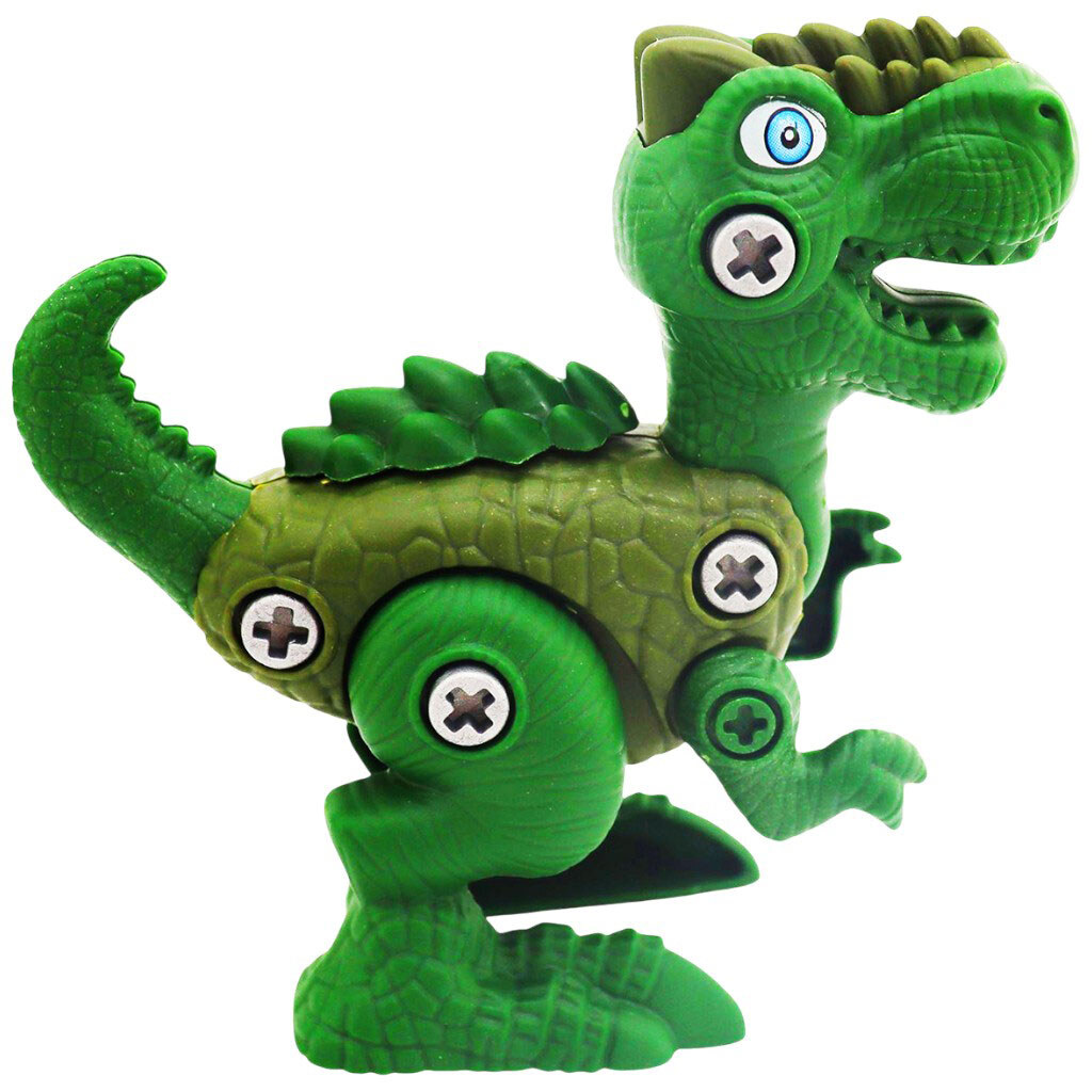 Конструктор детский пластиковый с отверткой "Динозавр" - № 3 Конструктор детский пластиковый с отверткой "Динозавр" - № 3