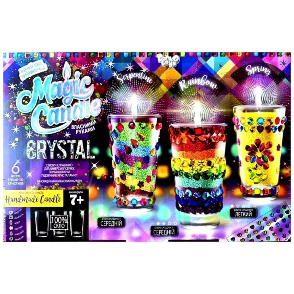 Набір для творчості "MAGIC CANDLE CRYSTAL", Danko Toys - № 1 Набір для творчості "MAGIC CANDLE CRYSTAL", Danko Toys - № 1