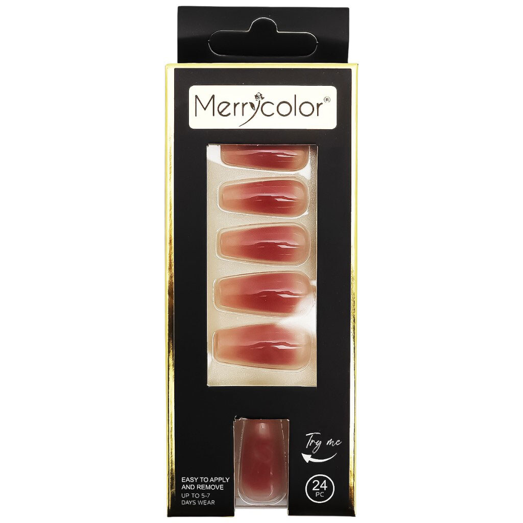 Набор накладных ногтей "Градиент", 24 шт. - № 1 Набор накладных ногтей "Градиент", 24 шт. - № 1