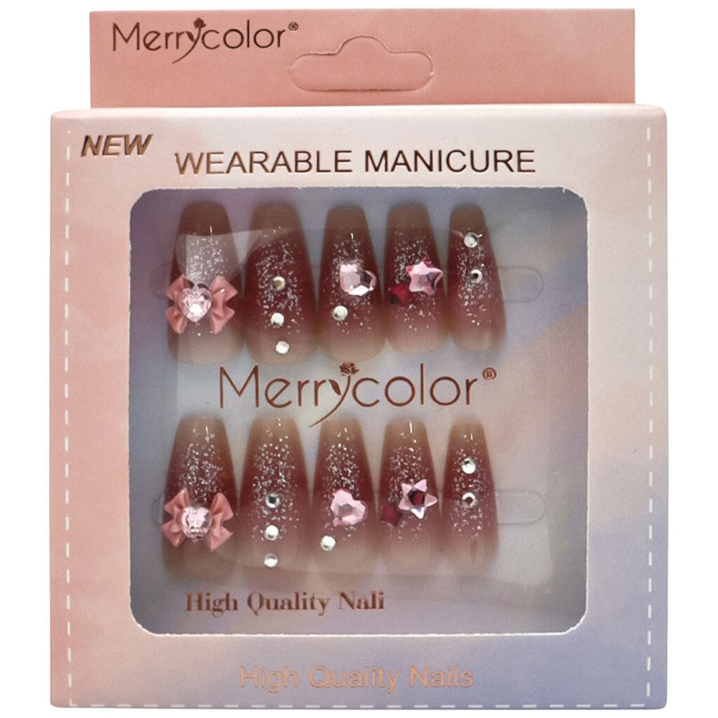 Набор накладных ногтей с дизайном, 24 шт. - № 1 Набор накладных ногтей с дизайном, 24 шт. - № 1