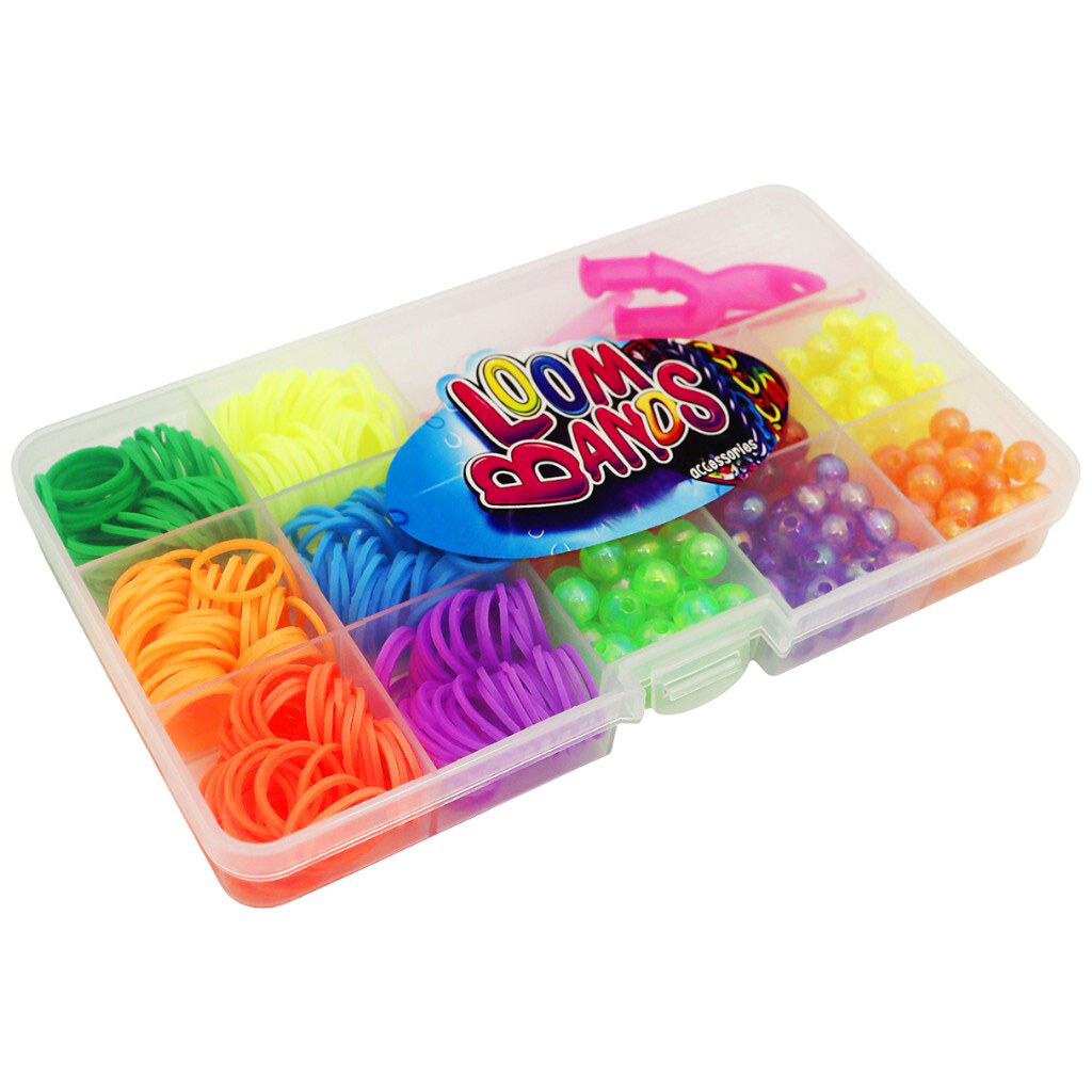 Набор резинок для плетения браслетов из бусин - № 1 Набор резинок для плетения браслетов из бусин - № 1