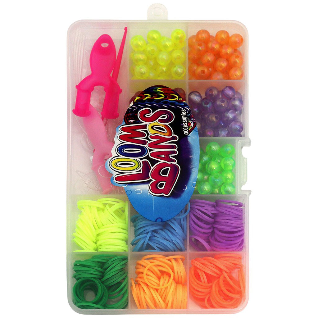 Набор резинок для плетения браслетов из бусин - № 2 Набор резинок для плетения браслетов из бусин - № 2